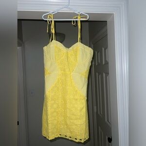 Yellow Dress - NEVER WORN - too short